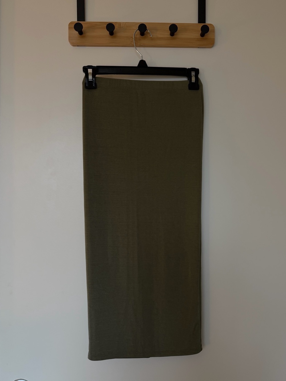 Forever21 Olive Green Women's Midi Pencil Skirt